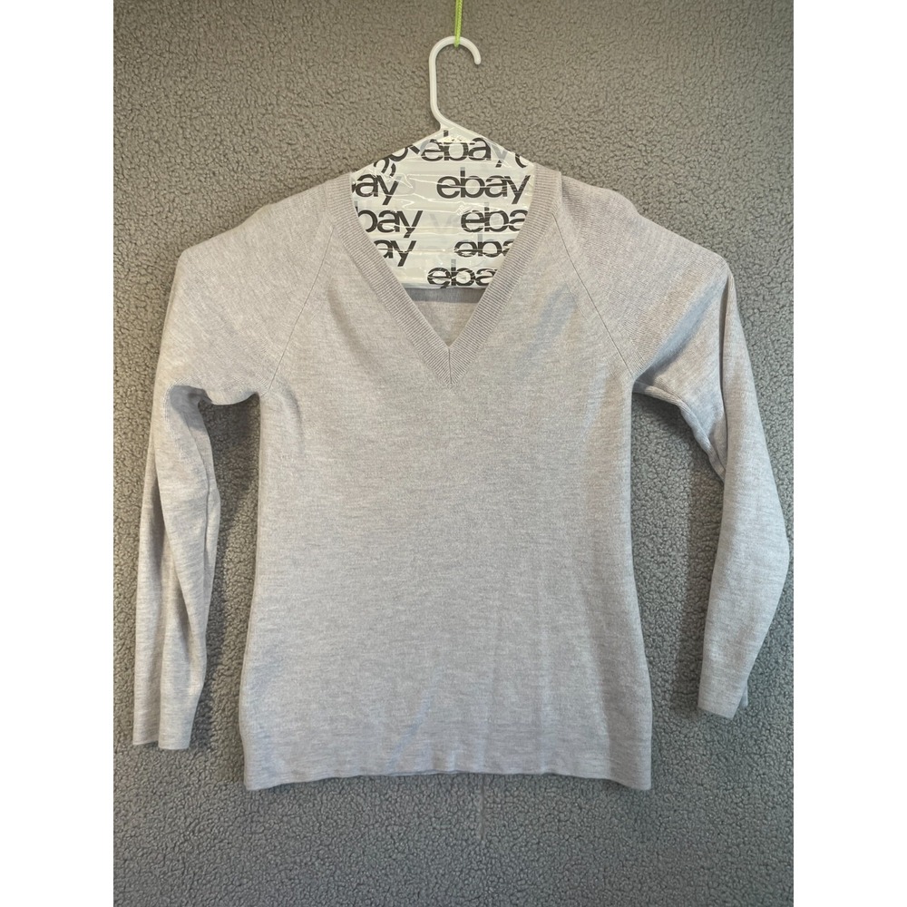 Peter Millar Sweater Mens L Large Gray Pullover Golf‎ V-Neck